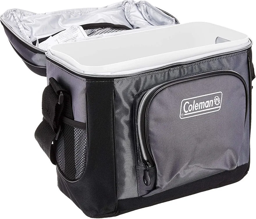 16 Can Insulated Soft Cooler Bag, Antimicrobial, Camping, Coleman