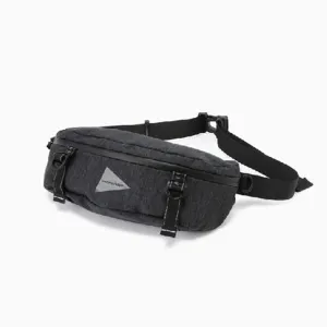 and Wander Heather Waist Bag Charcoal