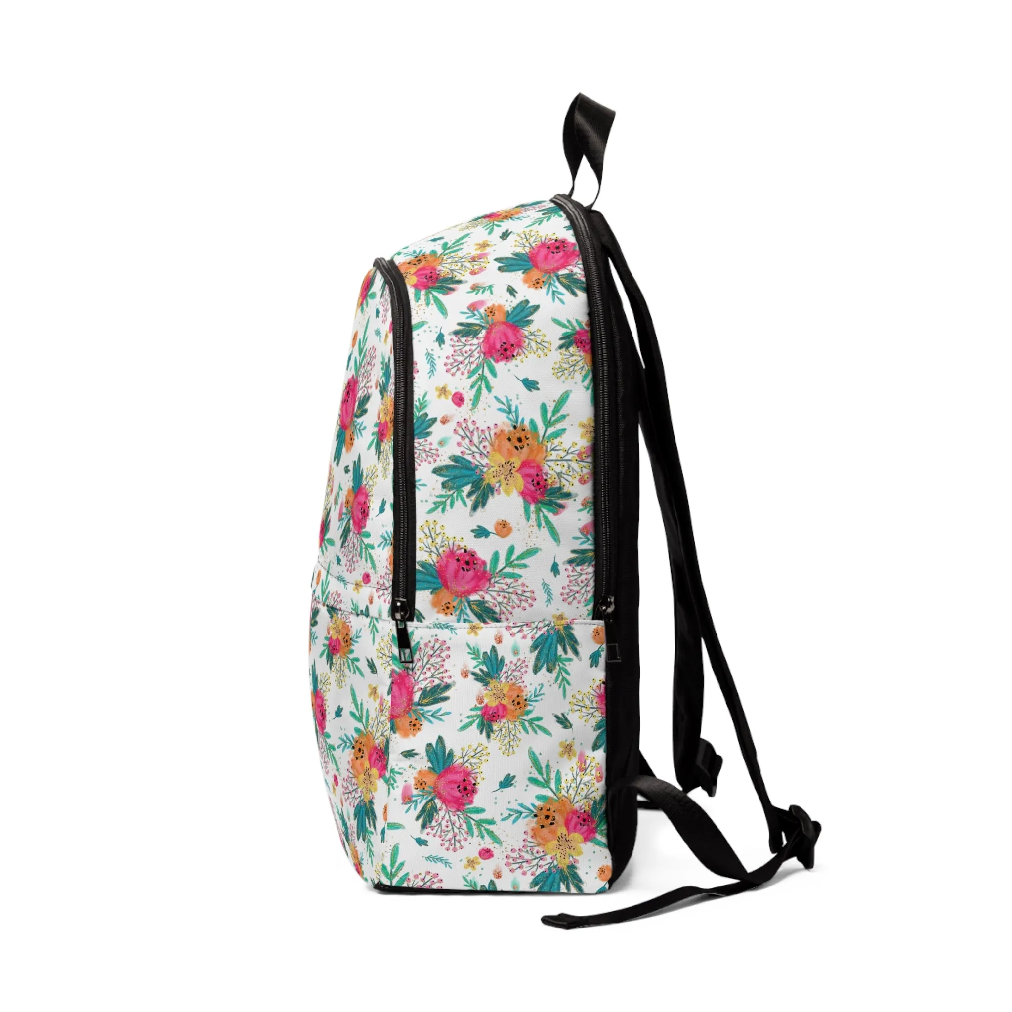 Australian Flowers, Unisex Fabric Backpack, Custom Gifts, Kindergarten Accessories, School Accessories