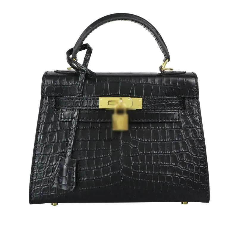 BABYLON™ Kelly Bag Crocodile Pattern Leather DIY Kit