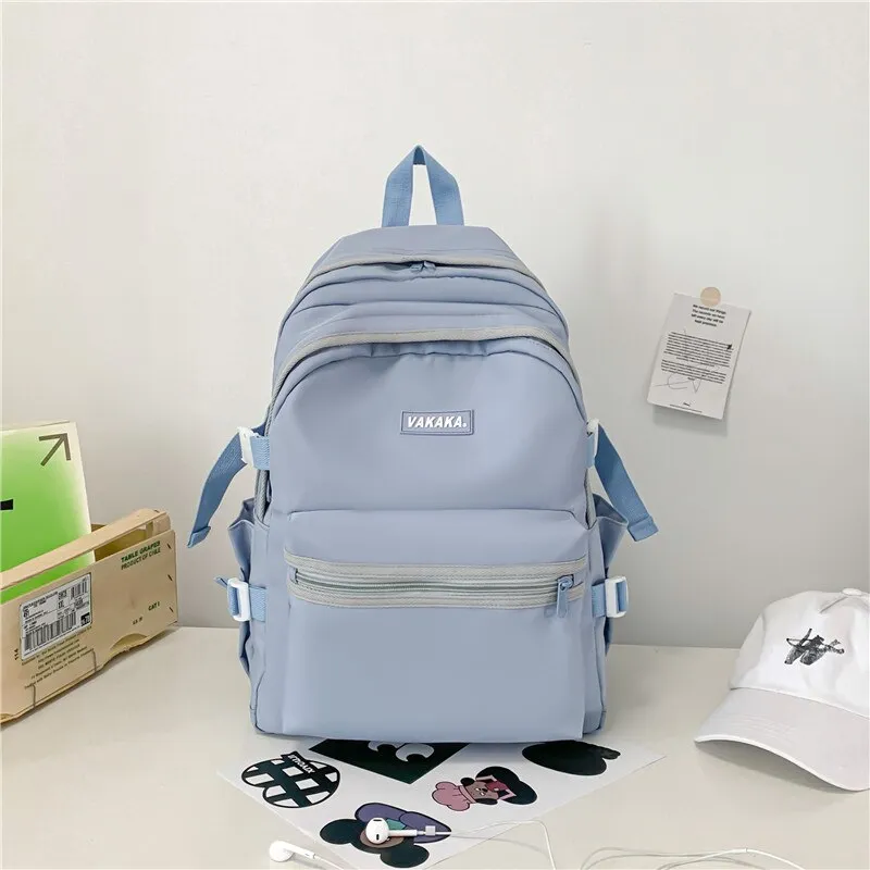 BACK TO COLLEGE   Fashion Women Backpack Teens Girls Bookbag School Bag High School Laptop Rucksack Black Knapsack Lovers Travel Mochila