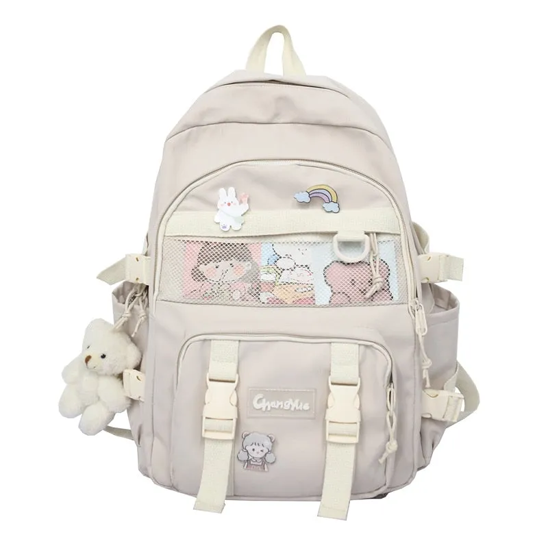 BACK TO SCHOOL    Fashion Lovers Rucksack Women Backpack Kawaii Bookbag for Teenage Schoolbag Laptop Mochila Female Travel Shoulder Bag