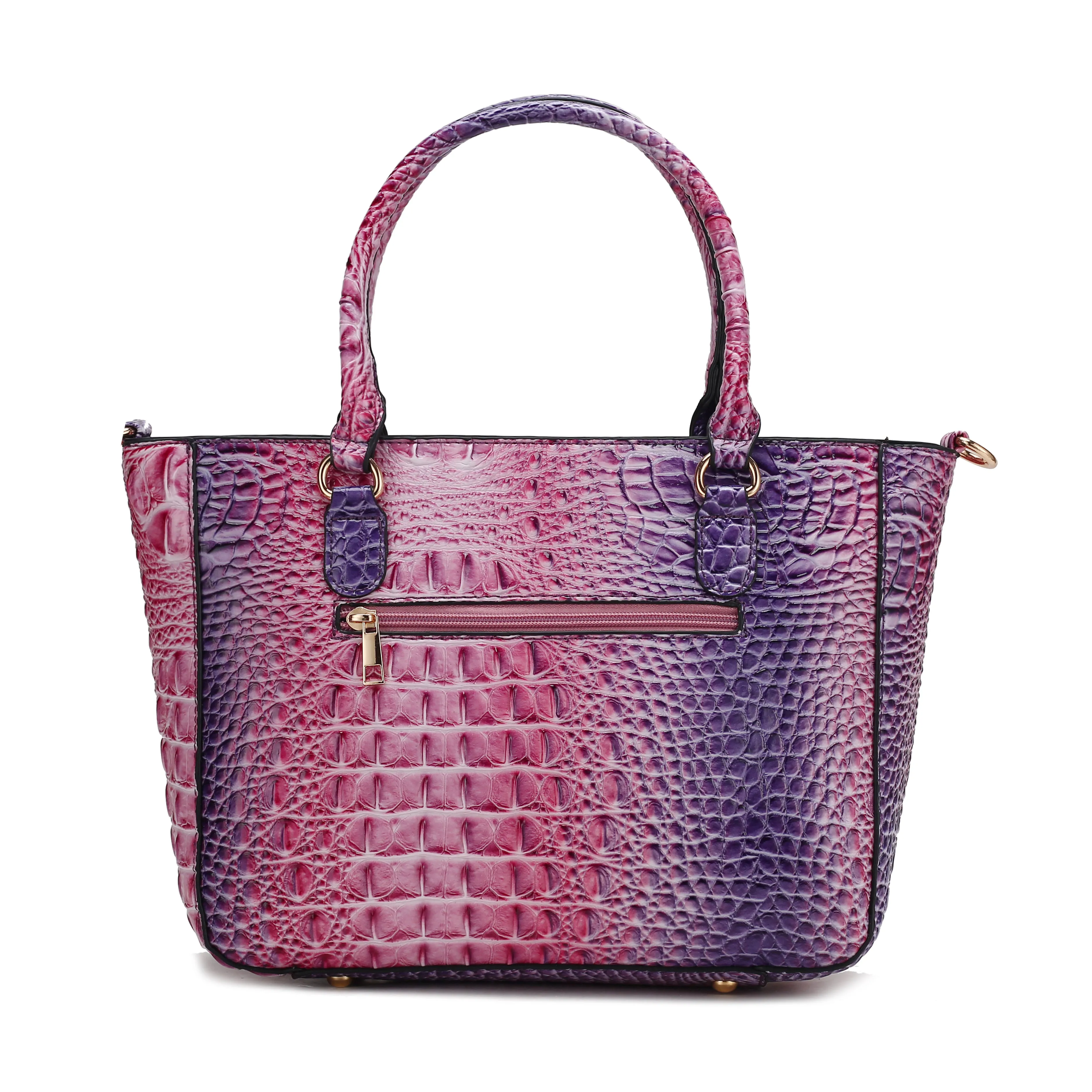 Bonnie Gradient Croc Shoulder Bag and Set