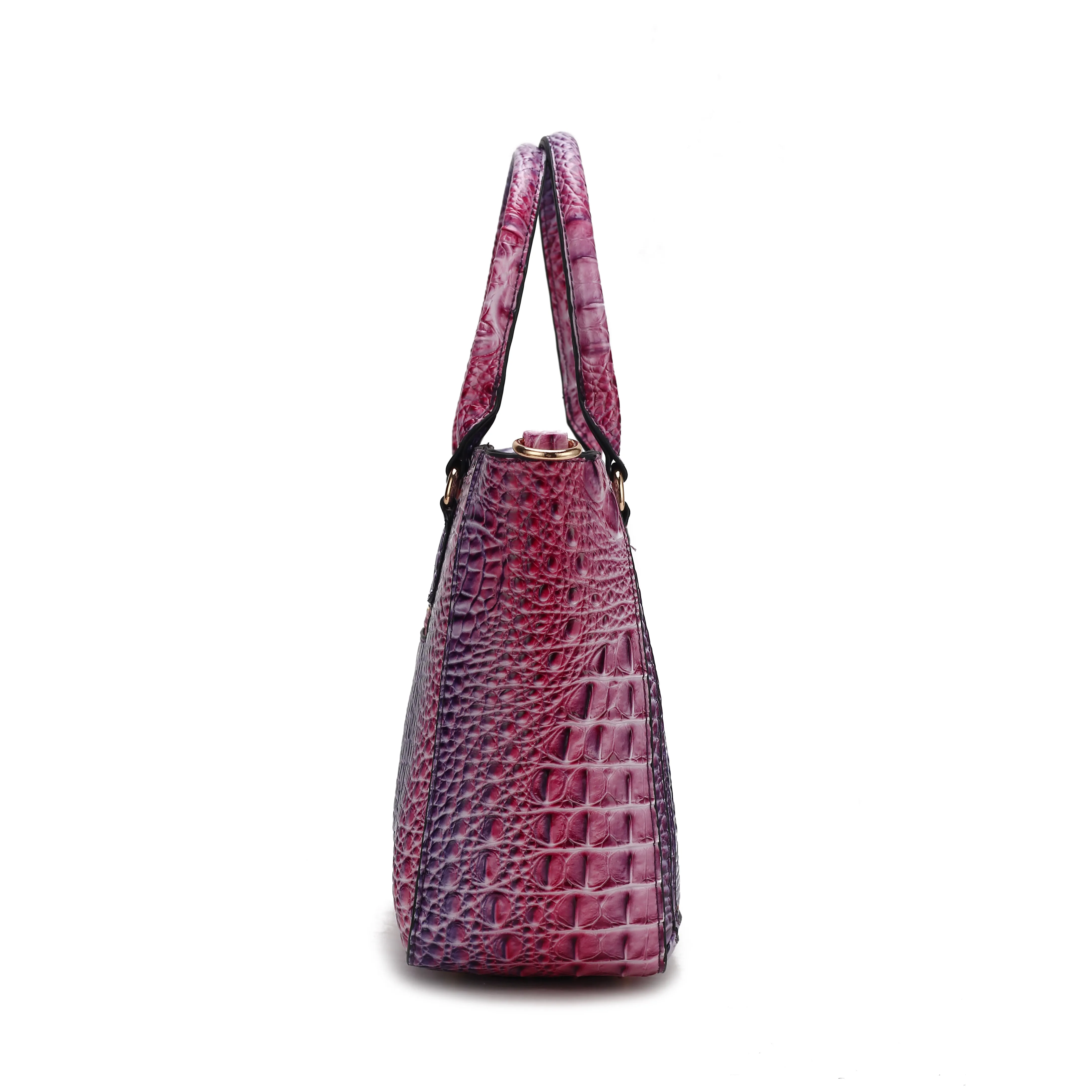 Bonnie Gradient Croc Shoulder Bag and Set