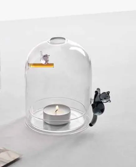 Cat and Bird Lantern