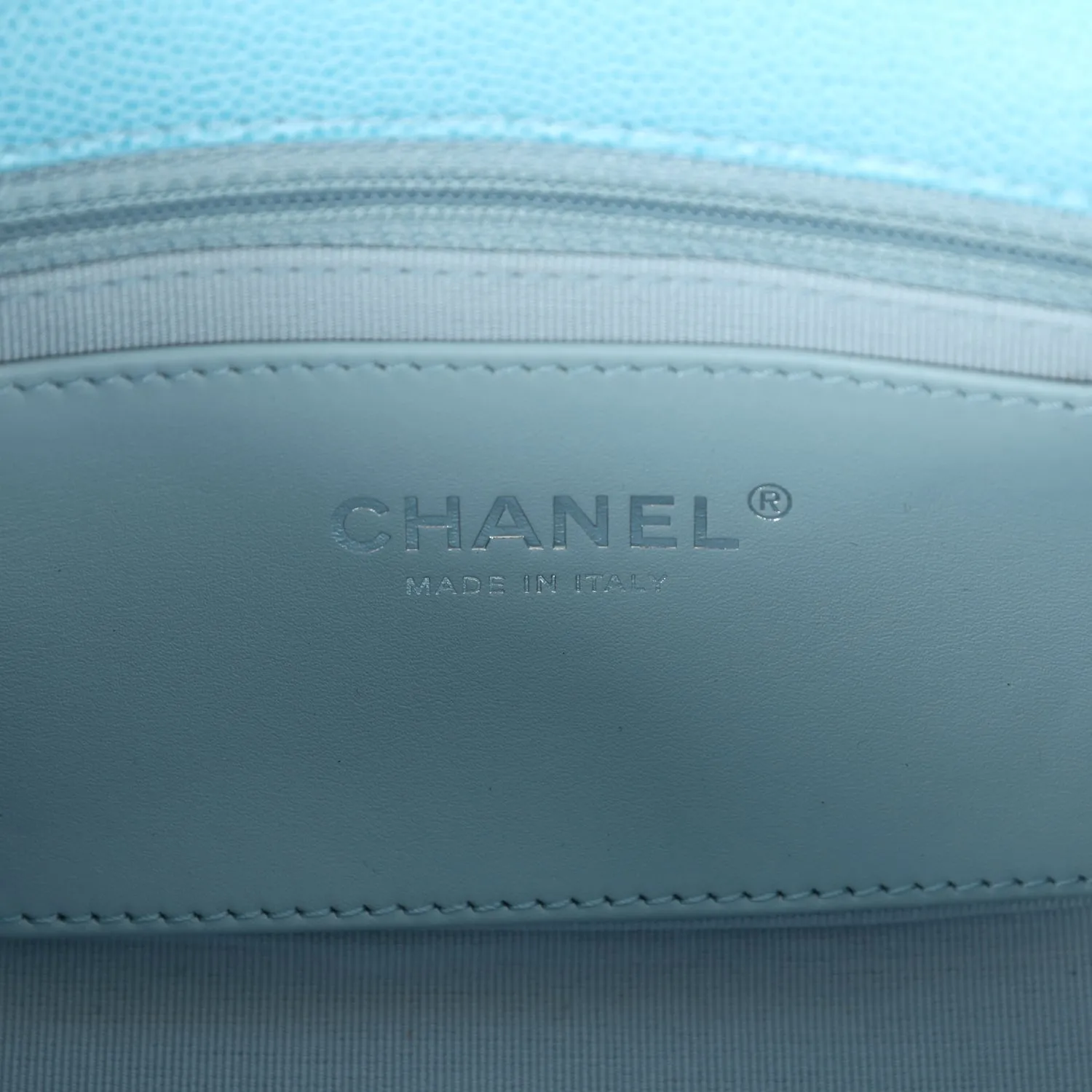 Chanel Mini Flap Bag Blue Ombre Caviar Lacquered Metal Hardware