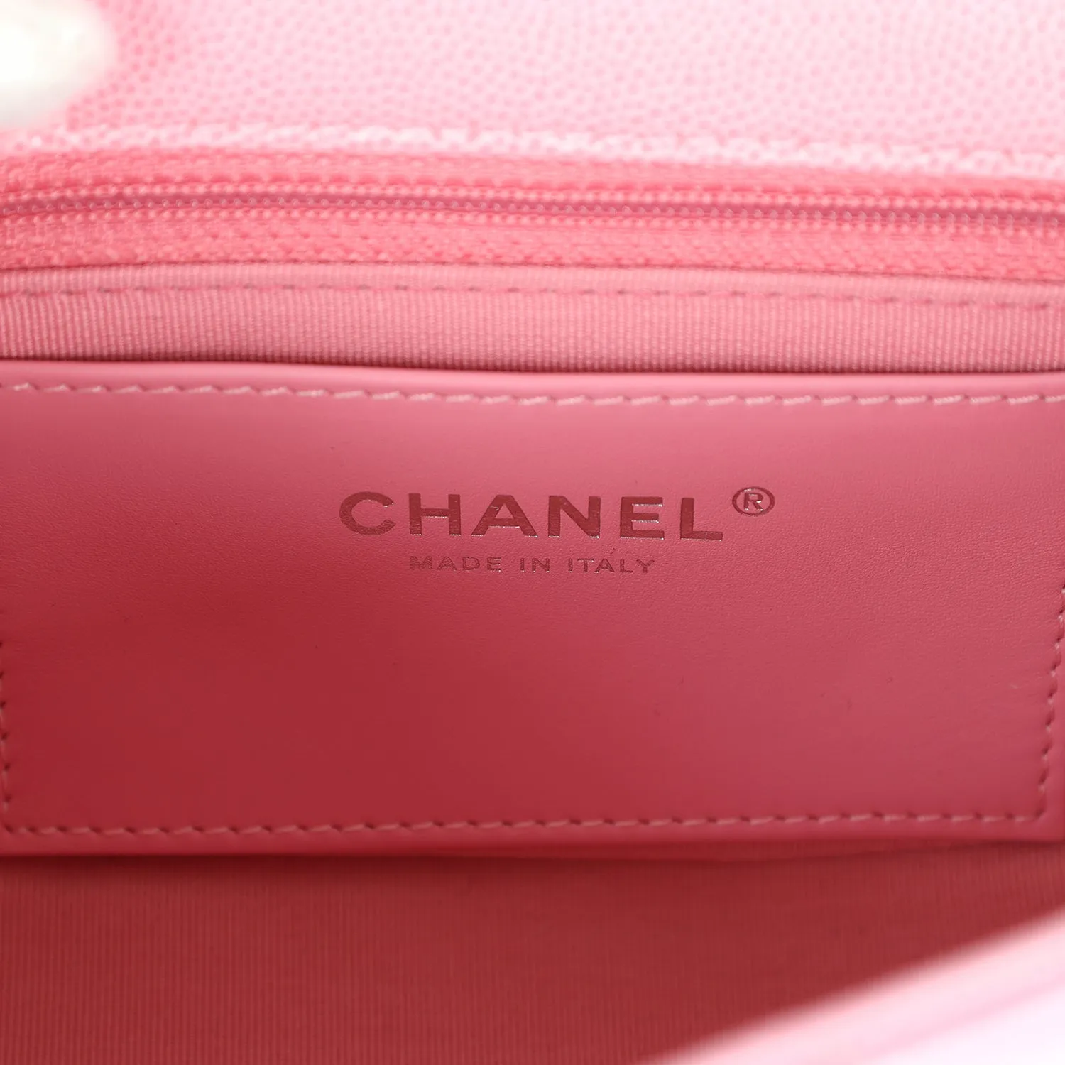 Chanel Mini Flap Bag Pink Ombre Caviar Lacquered Metal Hardware