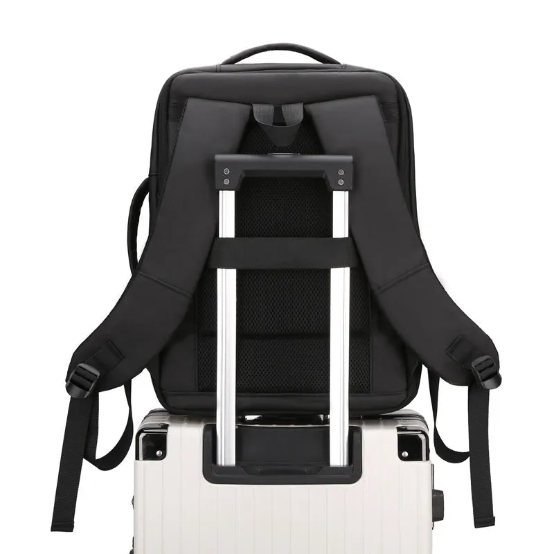 deanwangkt Backpack Men's Large Capacity Business Travel Bag Computer Backpack Fashion Trend Junior High School High School and College Student Schoolbag