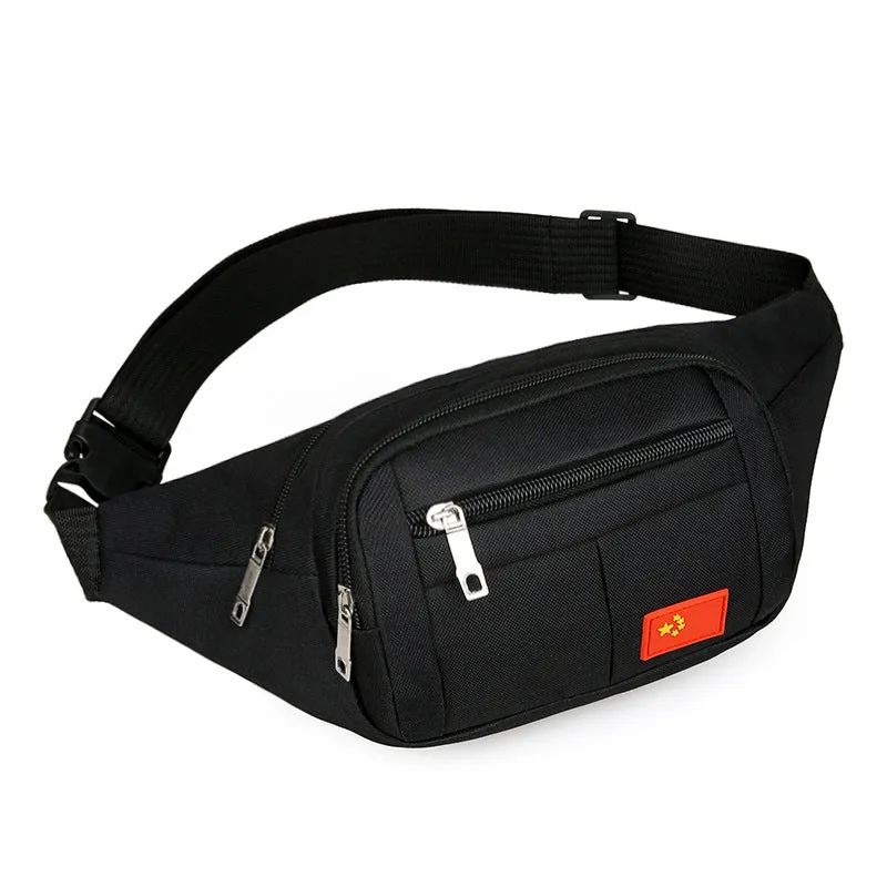 deanwangkt New Waist Bag Men's Multi-Layer Large Capacity Outdoor Travel Mobile Phone Bag Construction Site Business Checkout Belt Bag Wholesale