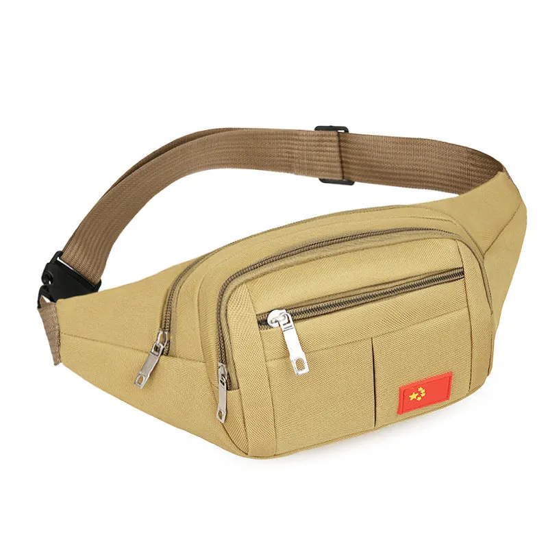 deanwangkt New Waist Bag Men's Multi-Layer Large Capacity Outdoor Travel Mobile Phone Bag Construction Site Business Checkout Belt Bag Wholesale