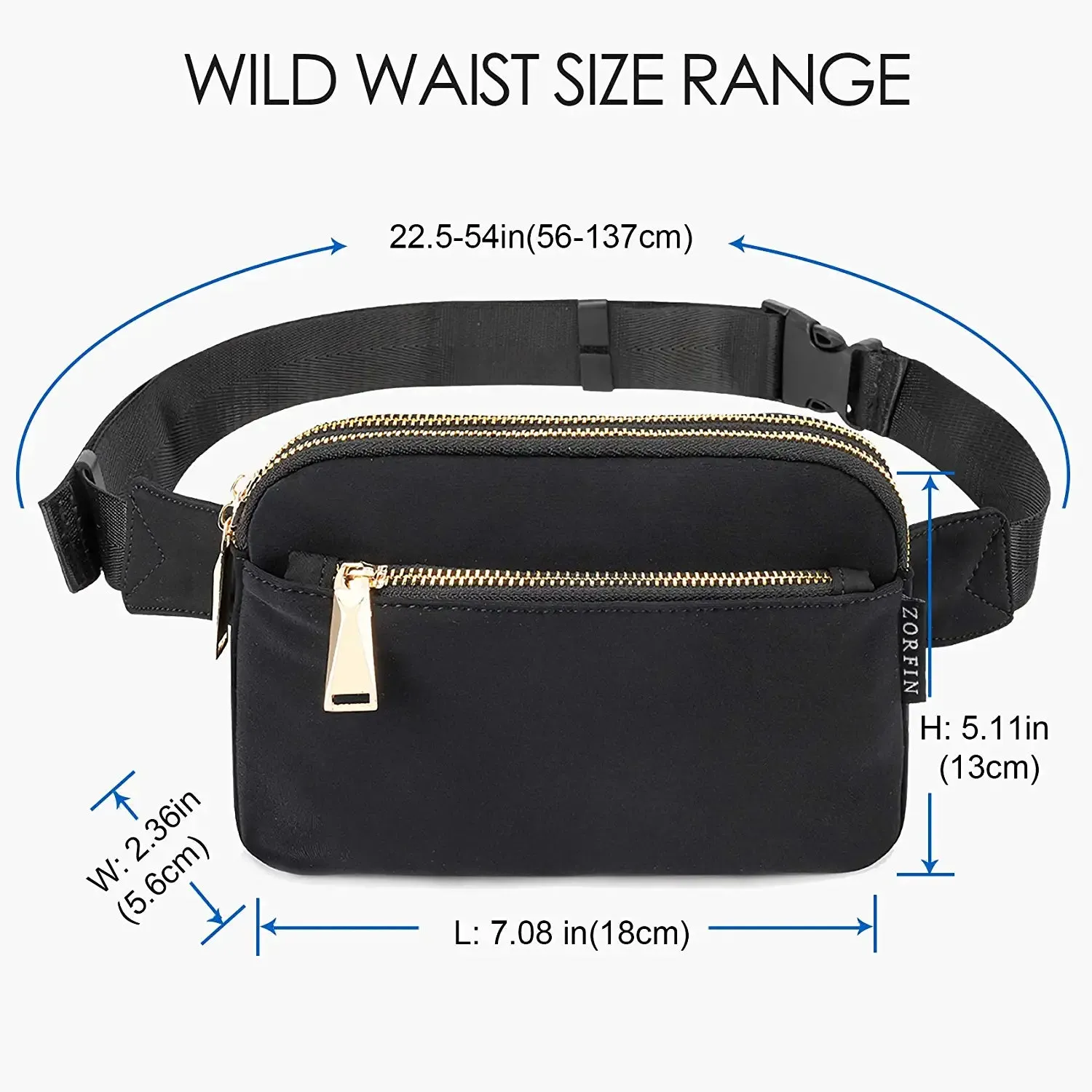 Fashion Waist Pack Belt Bag with Adjustable Strap