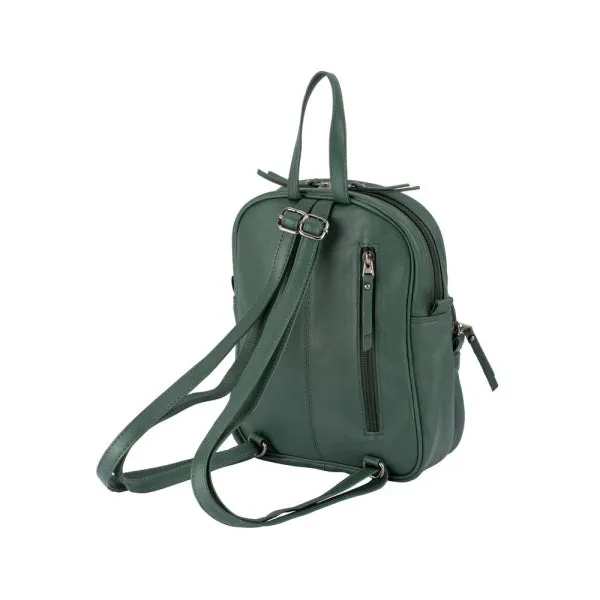 Franco Bonini - 23-001 Leather backpack - Bottle Green