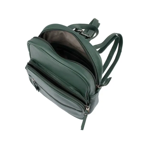 Franco Bonini - 23-001 Leather backpack - Bottle Green