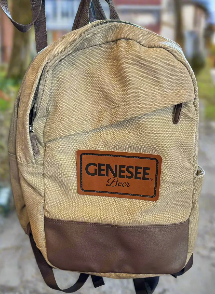 Genesee Khaki Backpack/Computer Bag