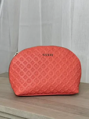 Guess Dome Medium Vanity Bag - Coral