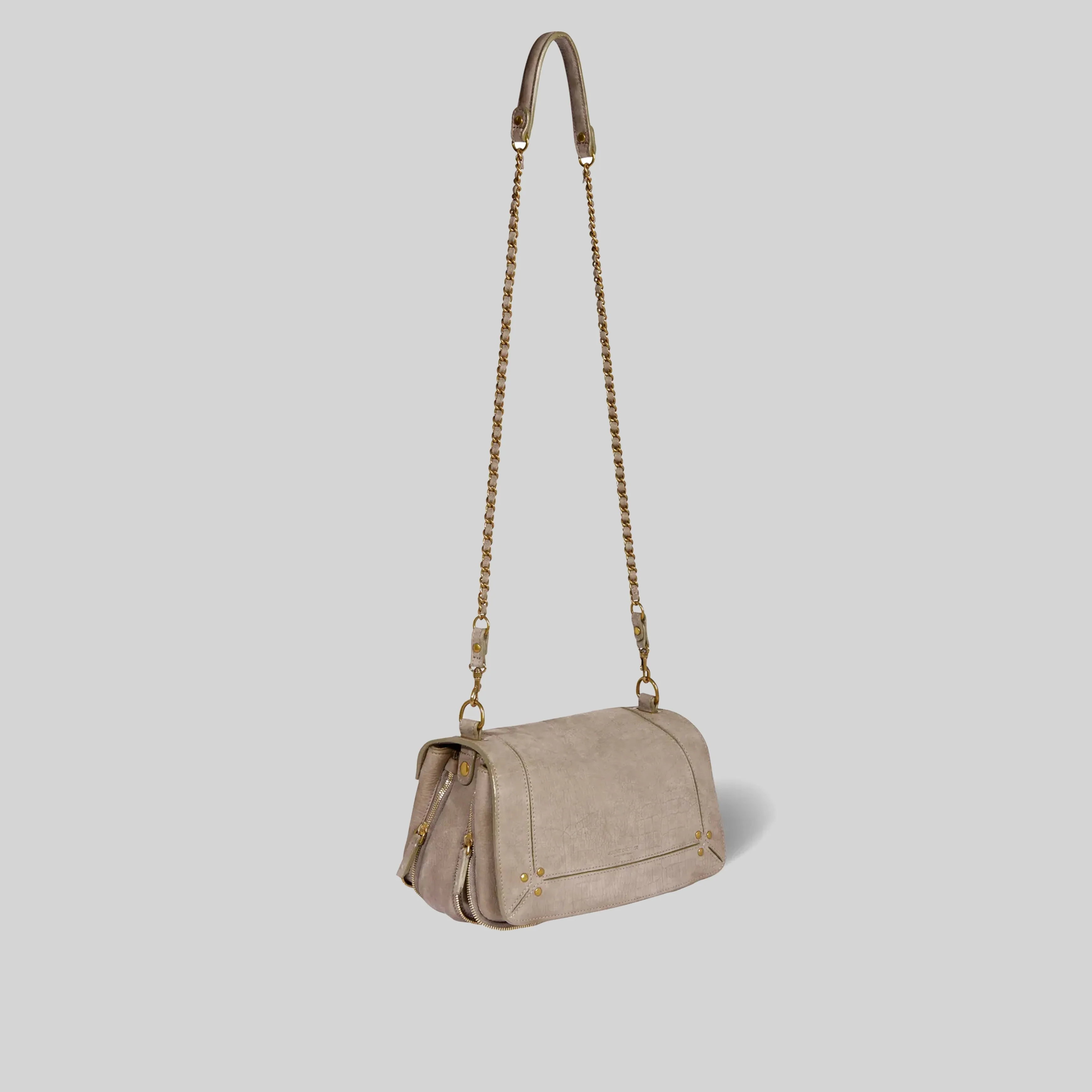 JEROME DREYFUSS BAG BOBI TA CROCO STONE