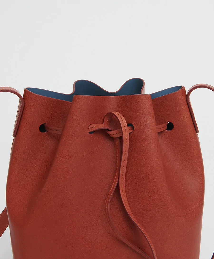 Mini Bucket Bag - Brandy/Avion