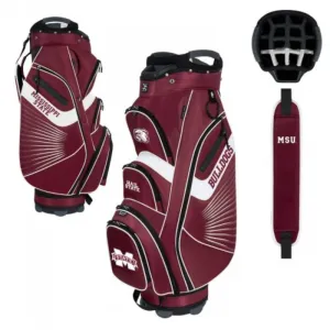 Mississippi State Bulldogs WinCraft "The Bucket II" 14-Way Cooler Cart Golf Bag