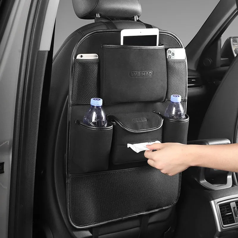 Multi-Pocket Car Back Seat Storage Organizer