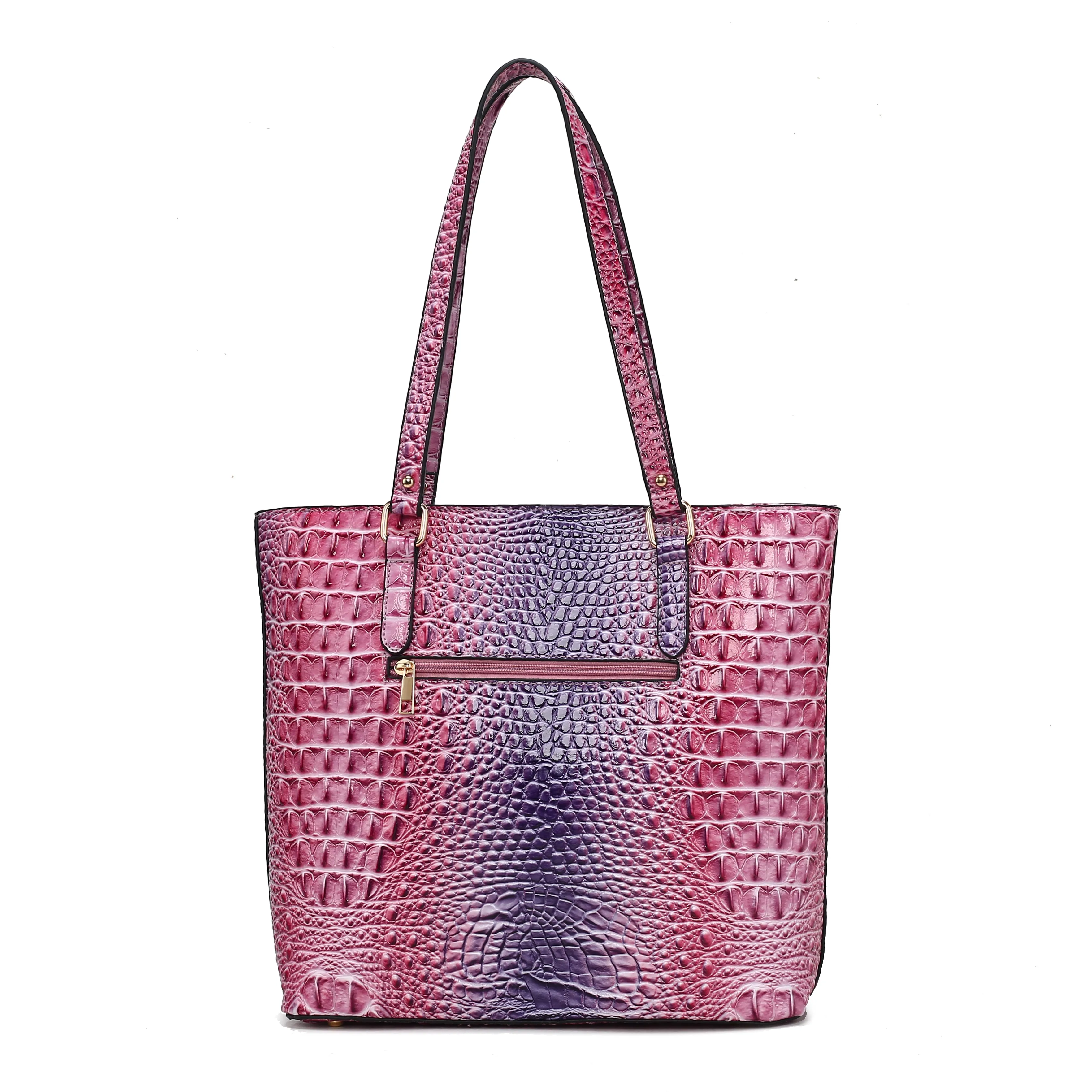 Piper Gradient Croc Tote Bag