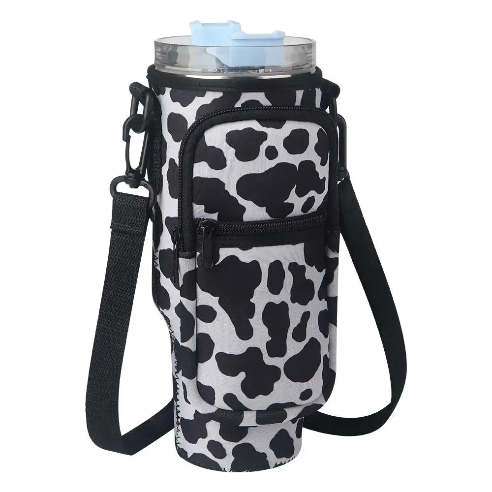 Portable Water Bottle Carrier Bag With Adjustable Strap