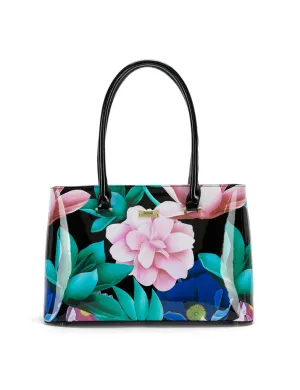 Serenade - Anika Patent leather shoulder bag - Floral *SP