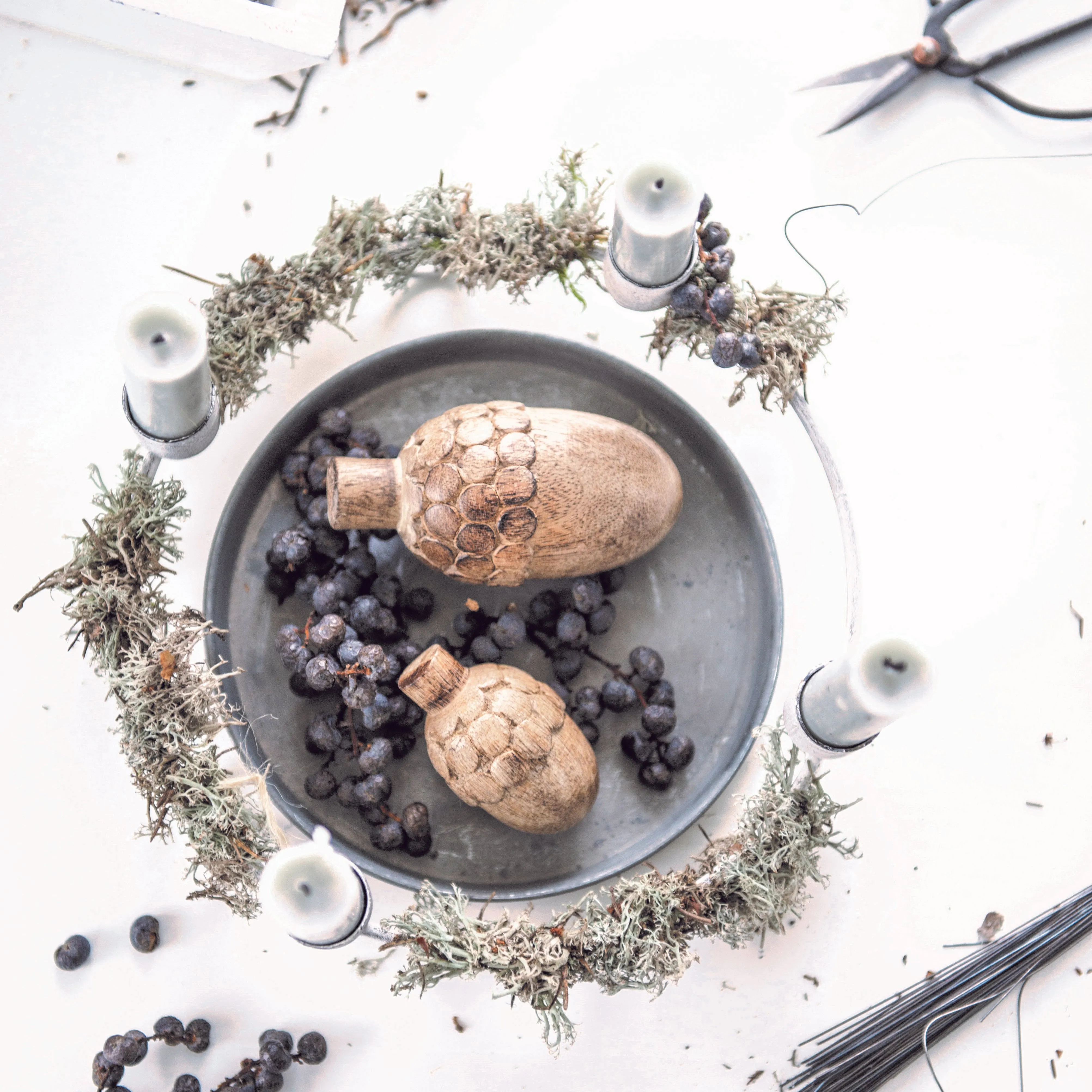 Simple Rustic Zinc Trays