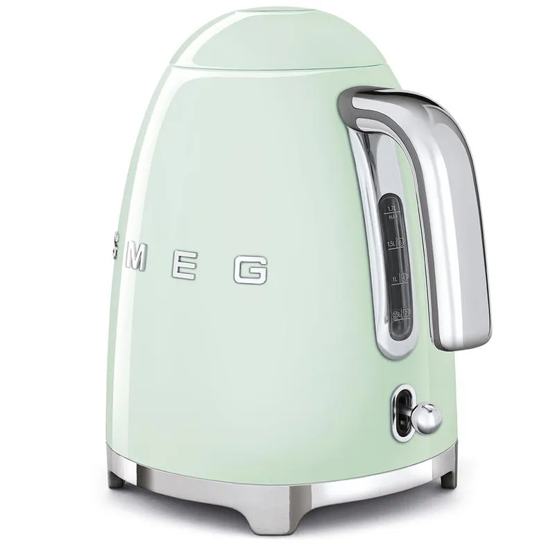 SMEG KLF03PGUK 50s Retro Style Kettle Pastel Green