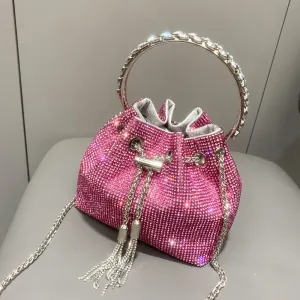 Sparkle: European & American Shiny Diamond Handbag for Women