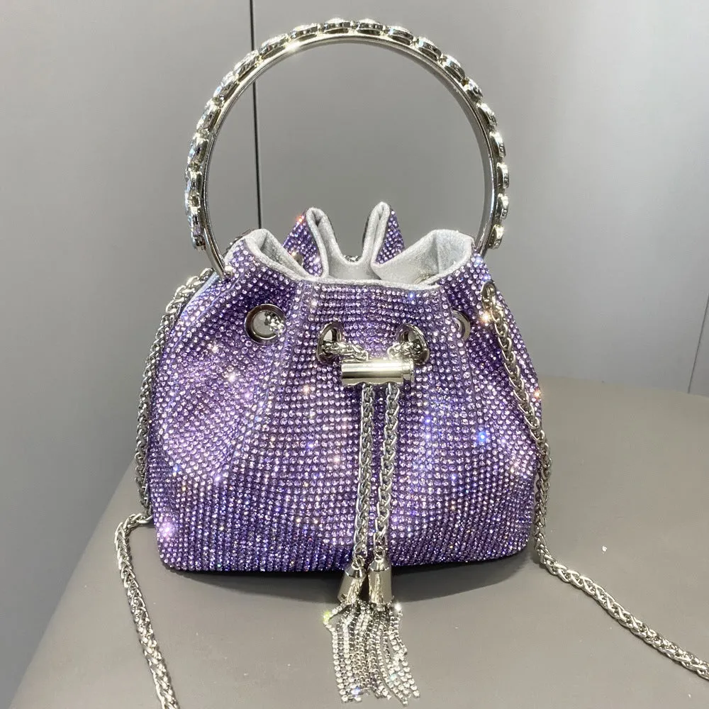 Sparkle: European & American Shiny Diamond Handbag for Women