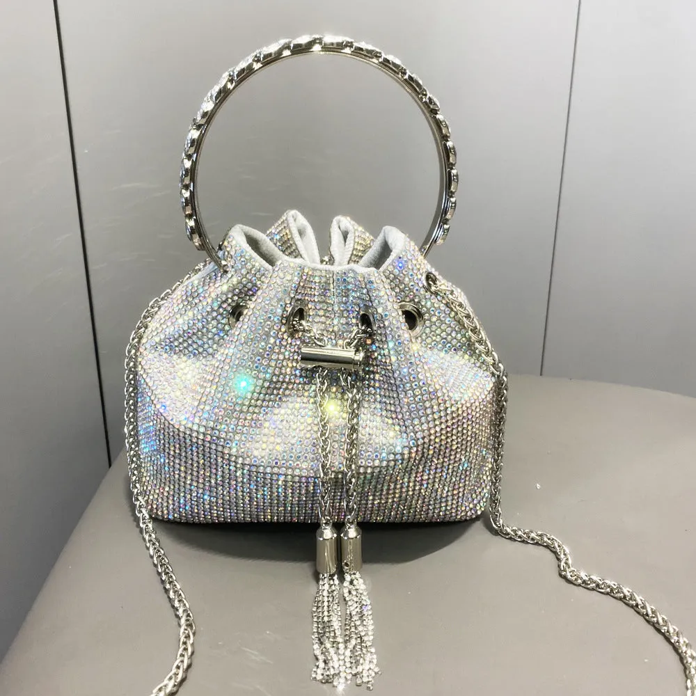 Sparkle: European & American Shiny Diamond Handbag for Women