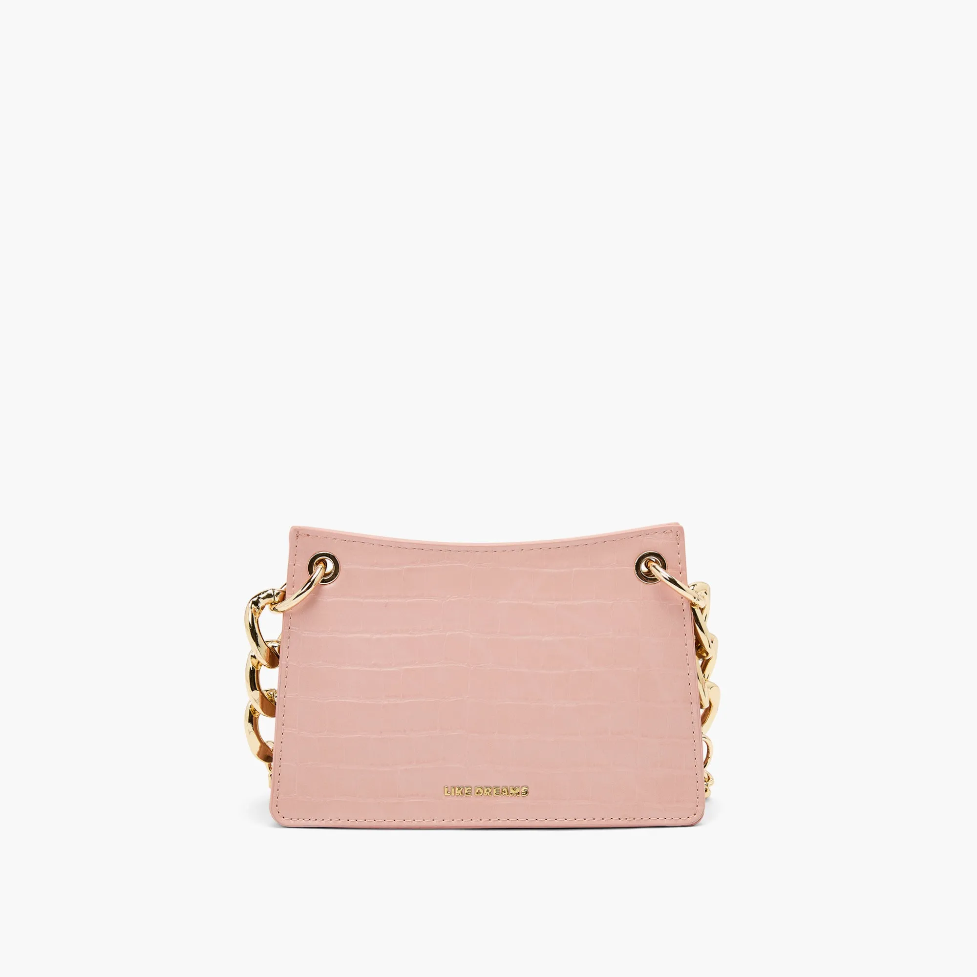 Suvi Faux Croc Crossbody Bag