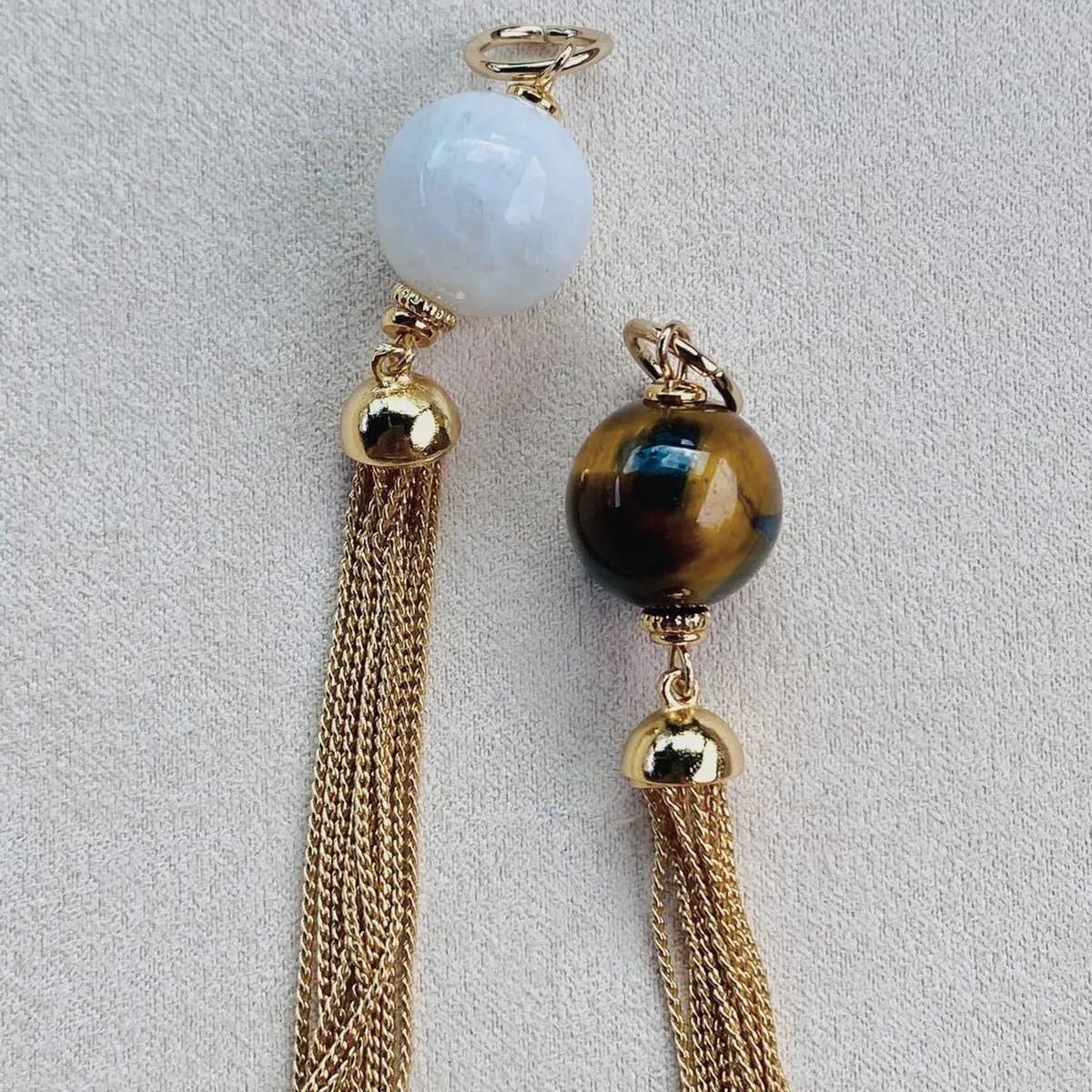 Tigereye Tassel Pendant