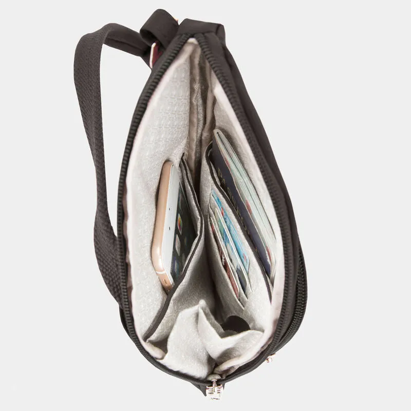 Travelon Anti-Theft Essentials Mini Asymmetric Crossbody