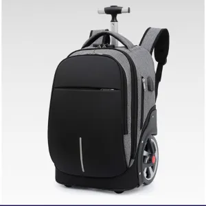 Wheeled Multi-Purpose Mobile Rolling Travel Backpack