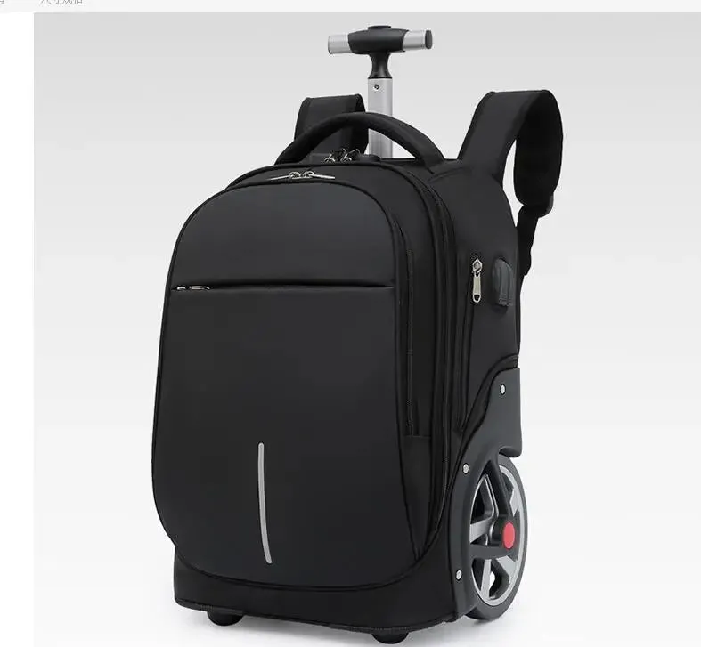 Wheeled Multi-Purpose Mobile Rolling Travel Backpack